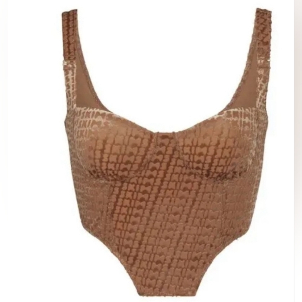 SKIMS Velvet Corset Top Chai Womens M, XL, 3X NWT